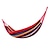 cheap Picnic &amp; Camping Accessories-Tuban Camping Hammock Outdoor Portable Ultra Light (UL) Durable Wear Resistance Skin Friendly Canvas for 1 person Camping / Hiking Hunting Fishing Stripes Red Blue Blue+White 200*80 cm