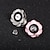 cheap Pins and Brooches-Women&#039;s Brooches Classic Stylish Flower Petal Vintage Fashion British Imitation Diamond Brooch Jewelry Wine Black Pearl Pink For Daily Holiday