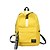 cheap Backpacks &amp; Bookbags-Unisex Canvas School Bag Commuter Backpack Large Capacity Zipper School Backpack Canvas Bag Red Yellow Black-white