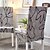 abordables Funda para silla de comedor-Stretch Kitchen Chair Cover Slipcover for Dinning Party Grey Abstract Soft Durable Washable