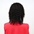 Χαμηλού Κόστους Περούκες από ανθρώπινα μαλλιά-Remy Τρίχα Δαντέλα Μπροστά Περούκα Ασύμμετρο κούρεμα Rihanna στυλ Βραζιλιάνικη Afro Kinky Μαύρο Περούκα 130% Πυκνότητα μαλλιών με τα μαλλιά μωρών Γυναικεία Εύκολη σάλτσα Sexy Lady Φυσικό Γυναικεία