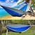 cheap Camping Furniture-AOTU Camping Hammock Double Hammock Outdoor Portable Lightweight Parachute Nylon for 2 person Camping Outdoor Indoor Yellow / Gray Blue+Gray Royal Blue / Light Blue