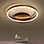 baratos Luzes de teto reguláveis-1-luz 45 cm led embutido luzes metal círculo acrílico acabamentos pintados contemporâneo led 110-120v 220-240v