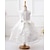 preiswerte Kleider-Mädchen&#039; Ärmellos 3D-gedruckte Grafik Kleider Süß Polyester Kleid Sommer kinderkleidung Party Perlenbesetzt Layer-Look Schleife