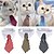 cheap Dog Clothes-New Fashion Dog Cat Striped Bow Tie Collar Pet Adjustable Neck Tie White Collar for Tuxedo
