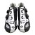 baratos Sapatos de Ciclismo-SIDEBIKE Adulto Sapatilhas de Ciclismo com Travas &amp; Pedal Tênis para Ciclismo Fibra de Carbono Almofadado Ciclismo Preto Homens Sapatos para Ciclismo / Malha Respirável