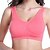 cheap Sexy Lingerie-Women&#039;s Backless Wireless Racerback Sports Bras Full Coverage Bra Solid Colored Sexy Plus Size Daily Club White Black Blue