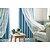 cheap Curtains Drapes-Modern Blackout Curtains Drapes Two Panels Curtain &amp; Sheer / Embroidery / Bedroom