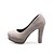 cheap Women&#039;s Heels-Women&#039;s Heels Daily Chunky Heel Round Toe Basic Pump PU Black Blue Beige