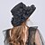 cheap Party Hats-Lace Hats with Lace / Flower 1pc Wedding / Party / Evening Headpiece