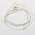 preiswerte Körperschmuck-Knöchel-Armband Fußschmuck damas Einfach Retro Damen Körperschmuck Für Normal Alltag Mehrlagig Stapelbar schnurr Aleación Herz Silber 1pc