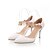 cheap Women&#039;s Heels-Women&#039;s Heels Comfort Shoes Stiletto Heel Daily PU Almond White Yellow