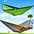 preiswerte Campingmöbel-AOTU Campinghängematte Doppelte Hängematte Außen Tragbar Leicht Fallschirm aus Nylon für 2 Personen Camping Draußen Drinnen Gelb / Grau Blau + Grau Königsblau / Hellblau