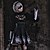 Χαμηλού Κόστους Κοστούμια Anime-Εμπνευσμένη από NieR: Automata 2Β Anime Στολές Ηρώων Ιαπωνικά Κοστούμια Cosplay Δαντέλα Μακρυμάνικο Φούστα Καλσόν Κορδέλα Μαλλιών Για Γυναικεία / Μάσκα προσώπου / Μάσκα προσώπου