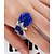 voordelige Ringen-Voor Stel Ring 1pc Wit Zwart Rood Legering Eenvoudig Feest Sieraden Stijlvol Schattig