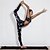 ieftine set de yoga-Pentru femei 2 Piese Costum de yoga Vară Trunchiat 3D Print Jambiere Sutienul de sus Costume Negru Spandex Fitness Gimnastică antrenament Alergat Talie Înaltă Controlul abdomenului Lift Fesier Impact