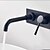 economico Da muro-Rubinetto per lavandino del bagno - design diffuso / premium nero rubinetti a parete con maniglia singola a due fori