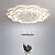 tanie Ściemnialne lampy sufitowe-1-light 80 cm kryształowe oświetlenie wpuszczane metal akryl nowość lakierowane wykończenia artystyczne nowoczesne 110-120v 220-240v FCC