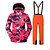 cheap Ski Wear-Vector Women&#039;s Ski Jacket with Pants Outdoor Winter Thermal Warm Waterproof Windproof Wearable Winter Fleece Jacket Bib Pants for Skiing Ski / Snowboard Downhill / Cotton