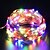 cheap LED String Lights-5M 50 LED Fairy Lights Battery Operated String Lights Waterproof 8 Modes Fairy String Lights with Remote and Timer Firefly Lights Christmas Decor Christmas Lights Multi Color