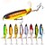 abordables Leurres et mouches pour la pêche-1 pcs leurres souples Poissons nageur / Leurre dur Flottant Bass Truite Brochet Pêche au leurre