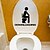 billige Dekorative vægklistermærker-toilet klistermærker - dyr væg klistermærker dyr stue / soveværelse / badeværelse 15 * 13cm