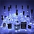 Χαμηλού Κόστους LED Φωτολωρίδες-ηλιακά φωτάκια κορδονιού μπουκαλιού κρασιού στολισμός γάμου εξωτερικού χώρου 2m 20 led νεράιδα λαμπάκια με φελλό αδιάβροχο χριστουγεννιάτικο φως γιρλάντα χάλκινο φωτάκια κήπου βεράντας 10τμχ 6τμχ 2τμχ