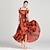 Χαμηλού Κόστους Ρούχα για χοροεσπερίδα-Επίσημος Χορός Φόρεμα Που καλύπτει Σχέδιο / Στάμπα Γυναικεία Εκπαίδευση Επίδοση Κοντομάνικο Ψηλό Τεχνητό Μετάξι