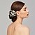 abordables Tiares-Perle Coiffure / Épingle à cheveux avec Fleur 1 pc Mariage / Occasion spéciale / Décontractée Casque