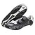 baratos Sapatos de Ciclismo-SIDEBIKE Adulto Sapatilhas de Ciclismo com Travas &amp; Pedal Tênis para Ciclismo Fibra de Carbono Almofadado Ciclismo Preto Homens Sapatos para Ciclismo / Malha Respirável