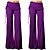 cheap New In-Women&#039;s High Waist Yoga Pants Wide Leg Pants / Trousers Breathable Moisture Wicking Solid Color White Black Purple Zumba Fitness Dance Plus Size Sports Activewear High Elasticity Loose
