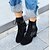 cheap Women&#039;s Boots-Women&#039;s Boots Fashion Boots Sculptural Heel Round Toe Suede Booties / Ankle Boots Classic Fall &amp; Winter Black / Gold / Silver / Party &amp; Evening / Color Block