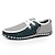cheap Men&#039;s Slip-ons &amp; Loafers-Men&#039;s Loafers &amp; Slip-Ons Light Soles Plus Size Driving Loafers Comfort Shoes Walking Casual British Outdoor Daily PU Breathable Wear Proof Loafer Black White Green Color Block Spring Fall