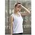 levne Nový V-Women&#039;s Scoop Neck Sports Bra Summer See Through Hollow Out Fashion White Black Mesh Fitness Gym Workout Running Vest / Gilet Tank Top Sleeveless Sport Activewear Quick Dry Lightweight Breathable