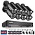 abordables Kit DVR-BNC / 8 canaux 1080P (1920 x 1080) 8 pcs 2.0 Munition 30 m Non