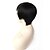 cheap Human Hair Capless Wigs-Human Hair Wig Straight Side Part Short Hairstyles 2020 Black Adjustable Best Quality Natural Hairline Machine Made Capless Brazilian Hair Women&#039;s Natural Black #1B 6 inch Party Birthday Daily Wear