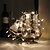 cheap LED String Lights-2m String Lights 20 LEDs Dip Led 1pc Warm White Party Decorative Holiday AA Batteries Powered IP44