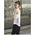 levne Nový V-Women&#039;s Scoop Neck Sports Bra Summer See Through Hollow Out Fashion White Black Mesh Fitness Gym Workout Running Vest / Gilet Tank Top Sleeveless Sport Activewear Quick Dry Lightweight Breathable