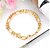 cheap Bracelets &amp; Bangles-Men&#039;s Chain Bracelet Stylish Creative Fashion 18K Gold Plated Bracelet Jewelry Gold For Daily Date