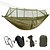 cheap Camping Furniture-Camping Hammock with Mosquito Net Double Hammock Outdoor Portable Anti-Mosquito Ultra Light (UL) Foldable Breathable Parachute Nylon with Carabiners and Tree Straps for 2 person Hunting Hiking Beach