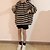 cheap Women&#039;s Hoodies &amp; Sweatshirts-Women&#039;s Cotton Hoodie - Striped