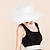 economico Cappelli per feste-Cappello Kentucky Derby berretto Organza Cappello da sole Occasioni speciali Festa / Serata Corsa di cavalli Coppa di Melbourne Con Fantasia floreale Copricapo Copricapo