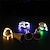 cheap LED String Lights-Outdoor Solar String Light LED Solar Garden Light 6pcs 2M 20LED Solar Powered Wine Bottle Cork Shaped LED Copper Wire String Festival Outdoor Fairy Garland Lights