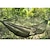 billiga picknick &amp; campingtillbehör-Campinghammock med myggnät Dubbel hängmatta Utomhus Bärbar Anti-mygg Ultralätt (UL) Väl ventilerad Andningsfunktion Nylon fallskärm med karabiner och trädband för 2 personer Camping / vandring Jakt