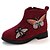 cheap Kids&#039; Boots-Girls&#039; Boots Bootie PU Little Kids(4-7ys) Big Kids(7years +) Black Burgundy Pink Fall Winter / Booties / Ankle Boots