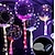 abordables Ballons-Ballons à bulles bobo transparents lumineux led ballons lumineux décoration de fête d&#039;anniversaire de mariage de noël ballon à hélium