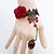 זול צמיד אופנתי-בגדי ריקוד נשים צמידי טבעת פרח נשים פשוט קלסי תחרה צמיד תכשיטים שחור עבור יומי תחפושות קוספליי