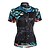 baratos Roupa de Ciclismo Feminino-ILPALADINO Mulheres Manga Curta Camisa para Ciclismo Tamanho Grande Moto Camisa / Roupas Para Esporte Blusas Ciclismo de Montanha Ciclismo de Estrada Preto Poliéster Respirável Resistente Raios