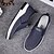 cheap Men&#039;s Slip-ons &amp; Loafers-Men&#039;s Comfort Shoes Canvas Fall Casual Loafers &amp; Slip-Ons Non-slipping Blue / Black / Gray / EU41