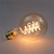 baratos Incandescente-1pç 40 W E26 / E27 G95 Branco Quente 2200-2700 k Retro / Regulável / Decorativa Incandescente Vintage Edison Light Bulb 220-240 V